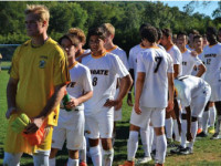 Boys’ Varsity Soccer prepares to take on the Blue-and-Grey.