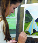 Behind The Easel with Sophie Ball ’17