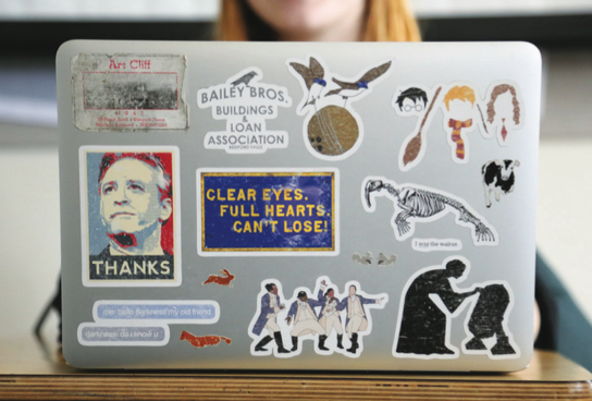 What Do Our Computer Stickers Say About Us?