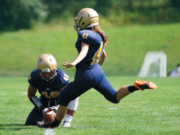 Last weekend, Taylor Christiana ’18 became the first female to compete in a Choate football game.