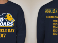 The winning Deerfield Day T-shirt design (above) was voted on by the student body.