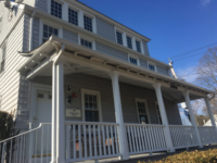 Located at the heart of campus, Carrington House is currently unused.