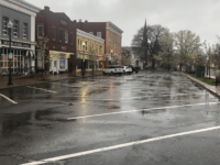 Simpson Court has seen few cars in recent weeks.
Photo by Peter DiNatale/The Choate News